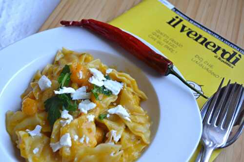 Pasta e zucca alla napolitana