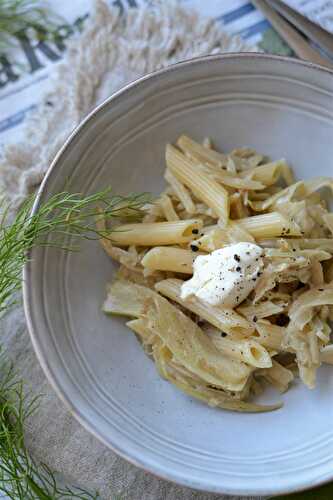 Pâtes fenouil et mascarpone