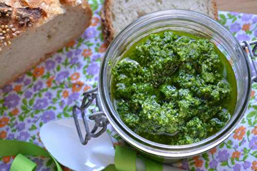 Pesto ail des ours et noix de pécan