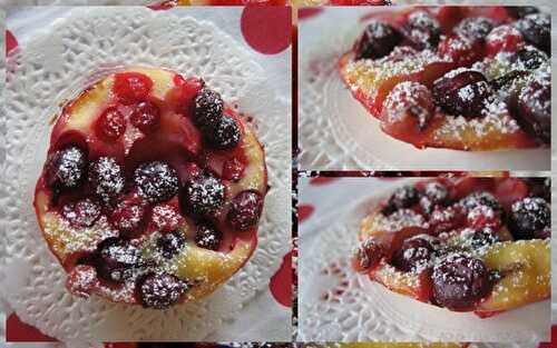 Petits fondants aux fruits rouges