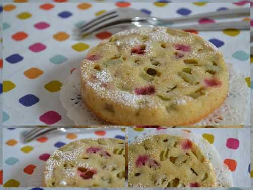 Petits gâteaux à la rhubarbe