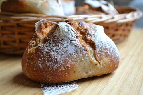 Petits pains au levain et aux graines