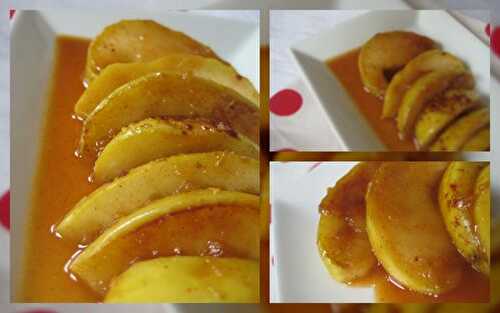 Poêlée de pommes aux épices et à l'orange