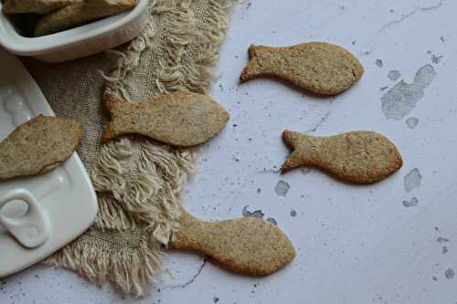 Poisson d'Avril ! - biscuits sans gluten #partenariat -            Hum, ça sent bon ...