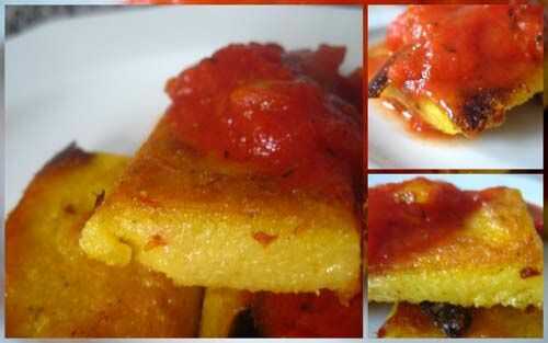 Polenta grillée aux tomates