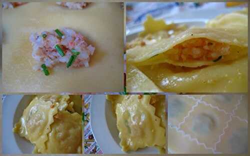 Ravioli aux crevettes