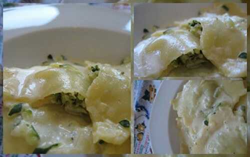 Raviolis aux courgettes