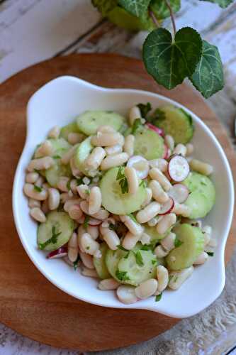 Salade de haricots blancs