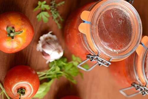 Sauce tomates conserves