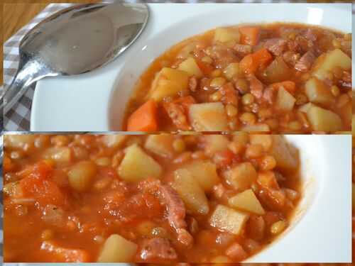 Soupe de légumes paysanne