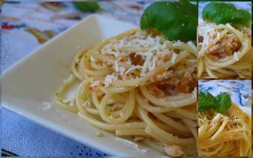 Spaghetti al pesto pantesco