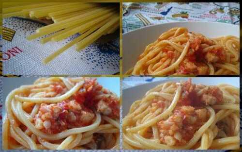 Spaghetti alla Chitarra con il baccalà