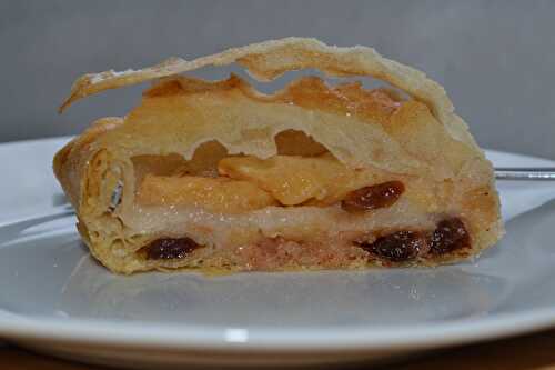 Strudel aux pommes raisins et amandes