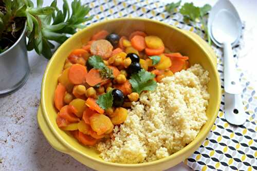 Tagine de carottes végétarien