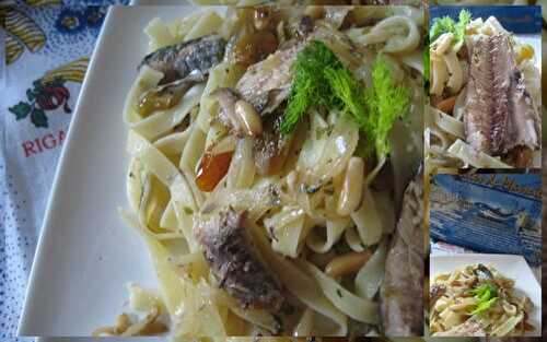 Tagliatelle au fenouil et aux sardines