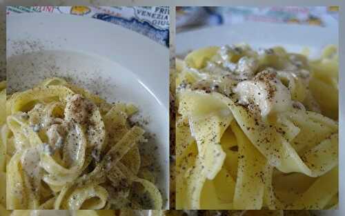 Tagliatelle au gorgonzola