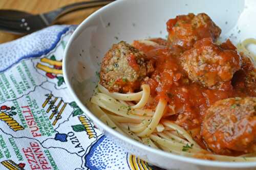 Tagliatelle aux boulettes de sardines