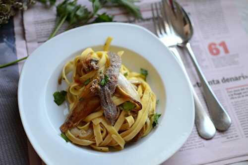 Tagliatelle aux endives et anchois