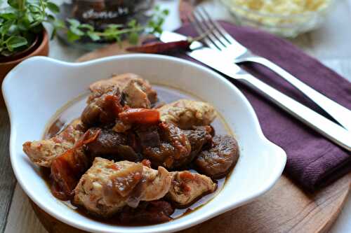 Tajine poulet abricots