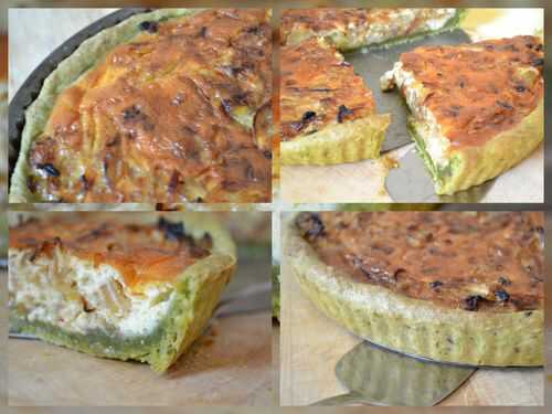 Tarte à l'oignon et à l'ail des ours