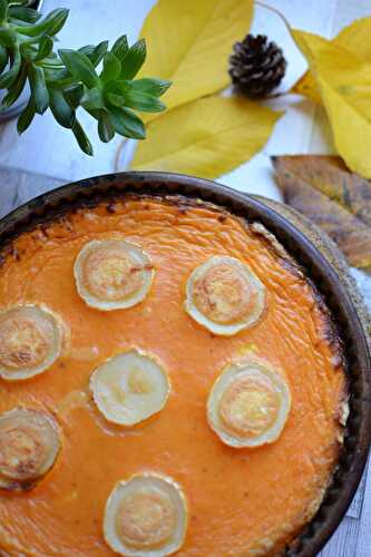 Tarte à la courge et fromage de chèvre