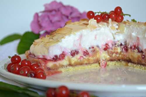 Tarte à la groseille meringuée Jours Heureux