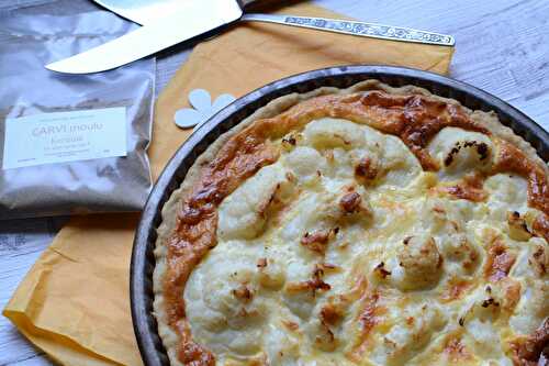 Tarte au chou fleur emmenthal et carvi L'Etal des Epices