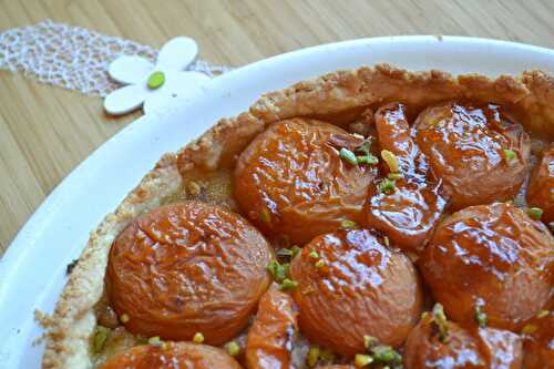 Tarte aux abricots et aux pistaches