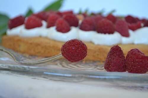 Tarte aux framboises