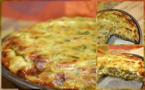 Tarte aux poireaux et au fromage de chèvre frais