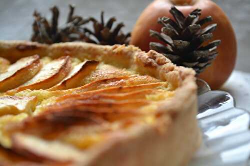 Tarte aux pommes et frangipane