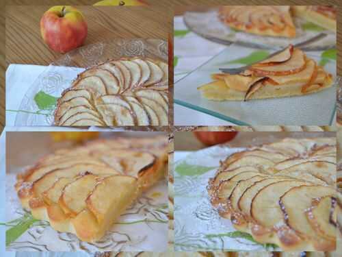 Tarte aux pommes sans oeuf