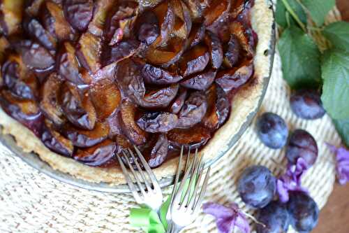 Tarte aux quetsches à l'alsacienne