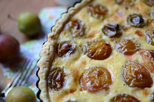 Tarte aux reine claude