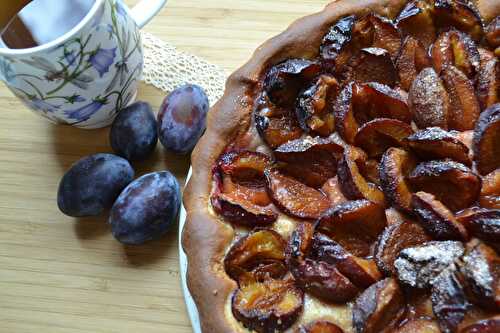 Tarte briochée aux quetsches