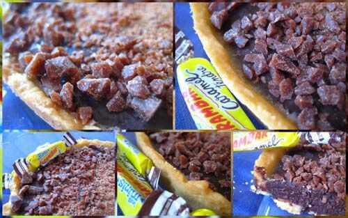 Tarte choco carambar !