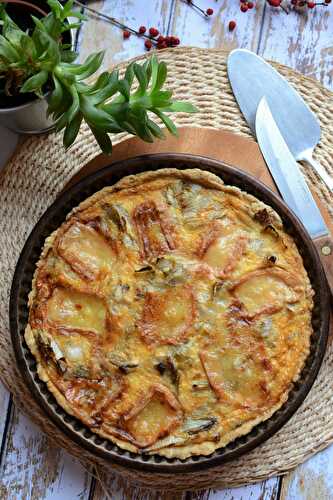 Tarte endives maroille végétarien