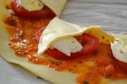 Tarte étoile tomates poivron mozzarella