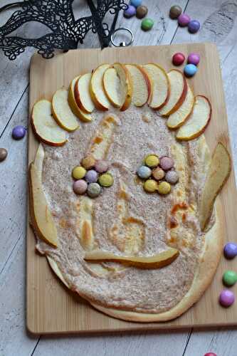 Tarte flambée sucrée - Carnaval