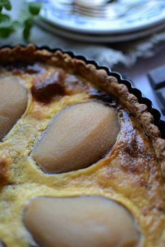 Tarte poires chocolat