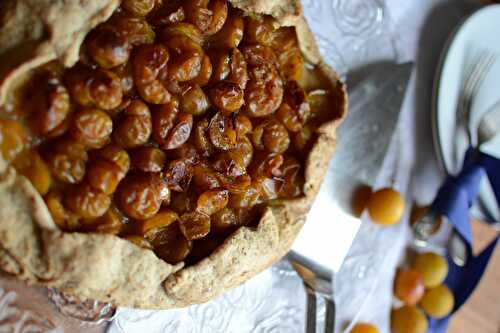 Tarte rustique aux mirabelles