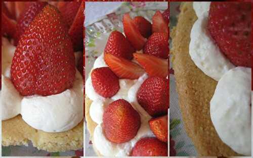 Tarte sablée aux fraises et au lemon curd