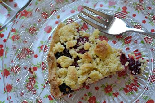 Tarte streussel amandes et fruits rouges