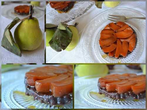 Tarte tatin au coing
