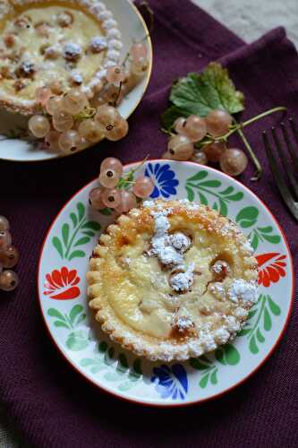 Tartelettes aux groseilles blanches