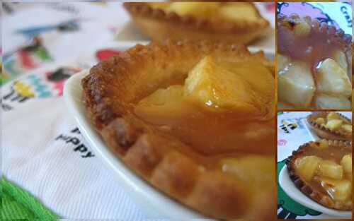 Tartelettes aux pommes et caramal au beurre salé -            Hum, ça sent bon ...