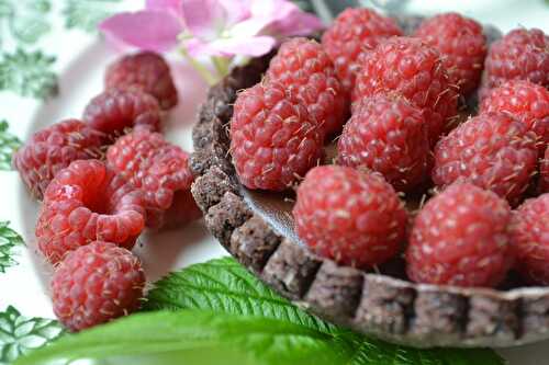 Tartelettes chocolat framboises recette de fêtes