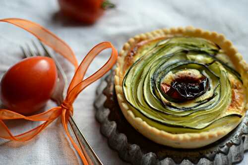 Tartelettes courgettes et mascarpone