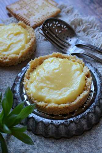 Tartelettes sans cuisson et crème d'orange