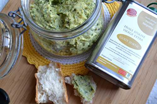 Tartinade de pois chiches et chou kale